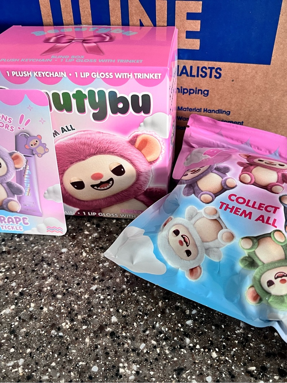 Plush Keychain Blind Bag - Beautybu keychain and Lippie